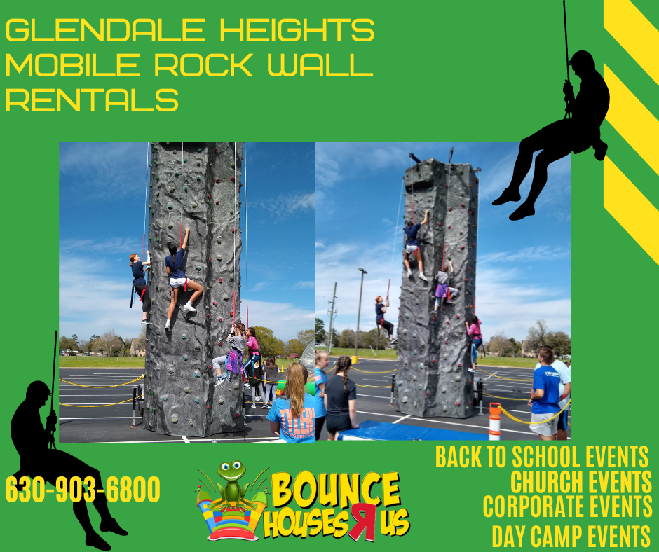 Glendale Heights Mobile Rock Climbing Wall Rentals