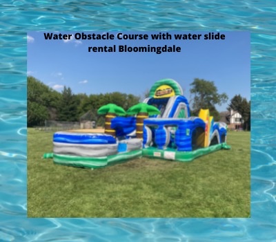 Water Obstacle course with water slide rentals Bloomingdale Water Obstacle course with water slide rentals Bloomingdale