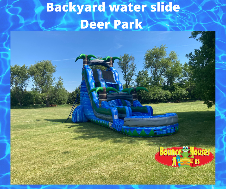 Backyard water slide rental Deer Park