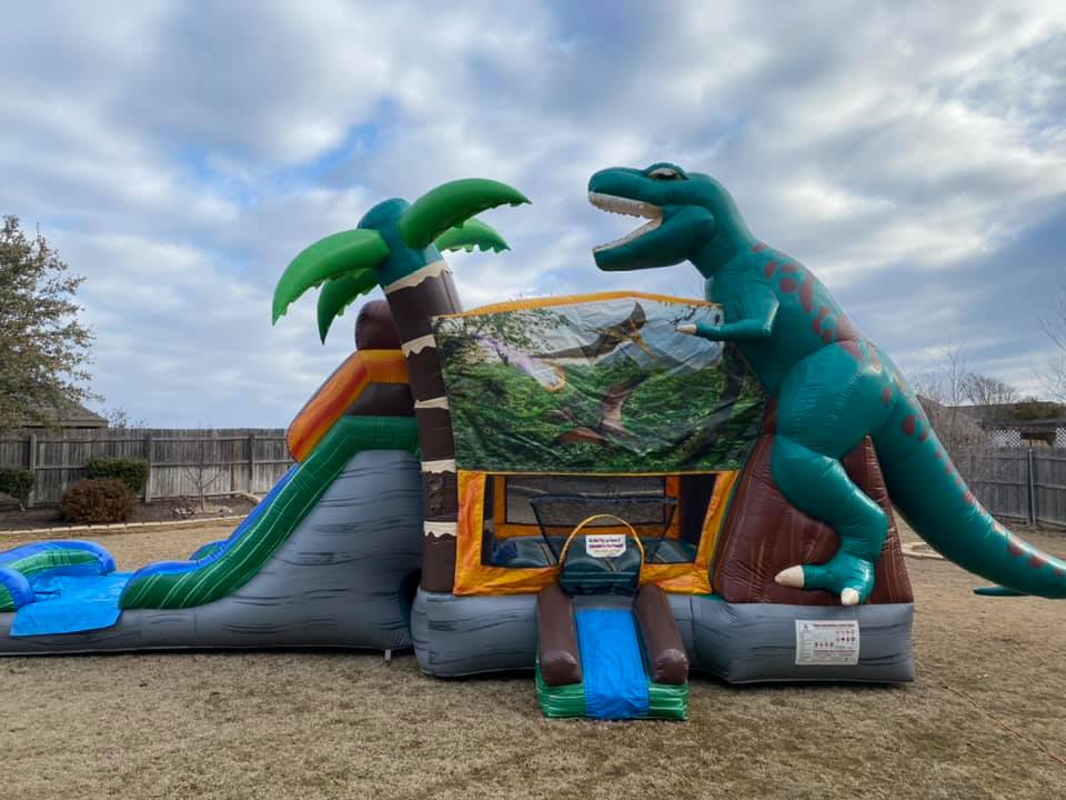 Dinosaur bounce house slide rentals rosemont