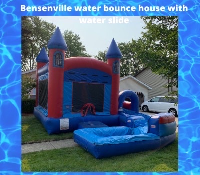 Water bounce house with water slide rentals Bensenville