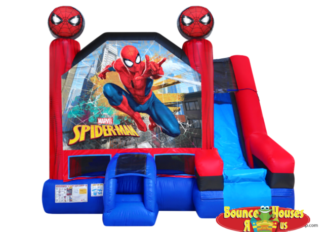 Spider Man Bounce House with Slide
