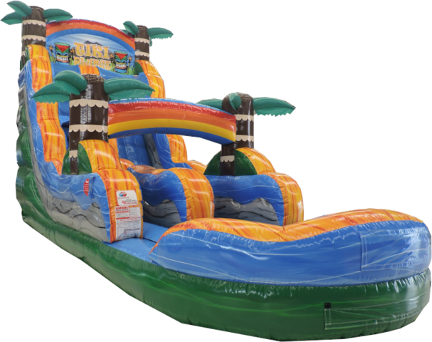 18' Tiki Plunge Water Slide