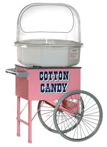 Cotton Candy Machine with Cart and Supplies