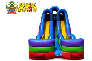 18' Double Lane Retro Slide