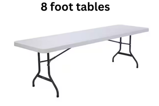 8 Foot Tables