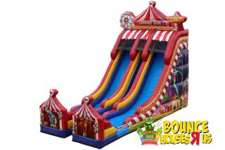 24' Carnival Double Line Slide