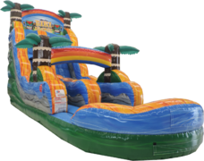 18' Tiki Plunge Water Slide