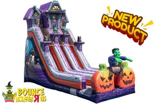Haunted Trails Inflatable Halloween Slide Rental