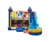 Sonic the Hedgehog Bounce House with slide