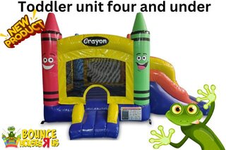 Crayon Toddler Bounce House