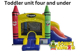 Crayon Toddler Bounce House