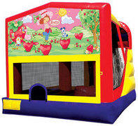 4-1 Strawberry Shortcake Combo Bounce House