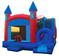 Castle Bounce House Slide Combo