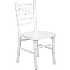 kids white chiavari chair