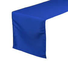 Royal Blue polyester runner