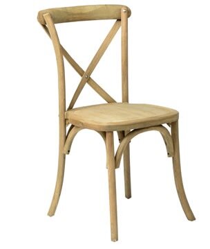 lime wash cross back chair