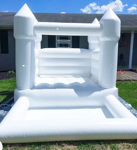 8x10x8ft mini white toddler bouncer