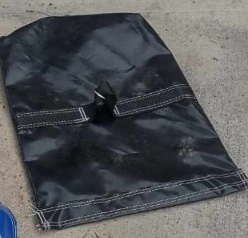 Black sand bag