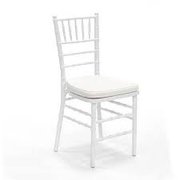 White chiavari chair