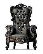 Black Throne Chair