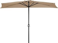 Tan Patio Umbrella 9ft