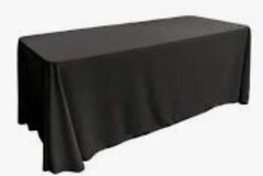 Queen 100'x156' black polyester