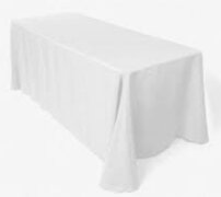 Queen 100'x156' white polyester