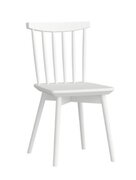 26' Spindle white kids chair