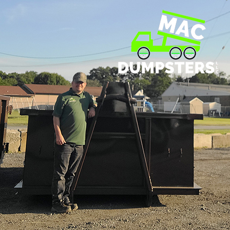 10-Yard Dumpster Rental - MAC Dumpsters LLCRent a 10 yard dumpster from MAC Dumpsters  