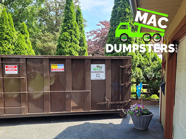 20-Yard Dumpster Rental MAC Dumpsters 