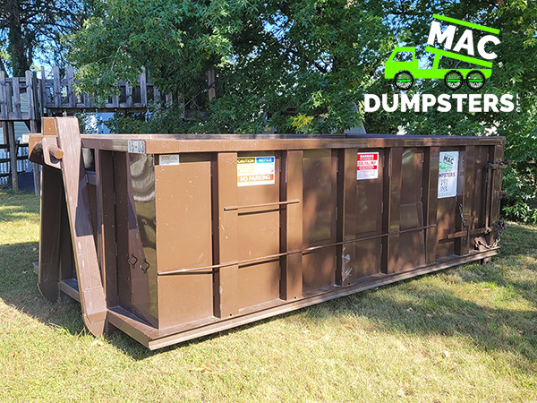 15-Yard Dumpster Rental MAC Dumpsters 