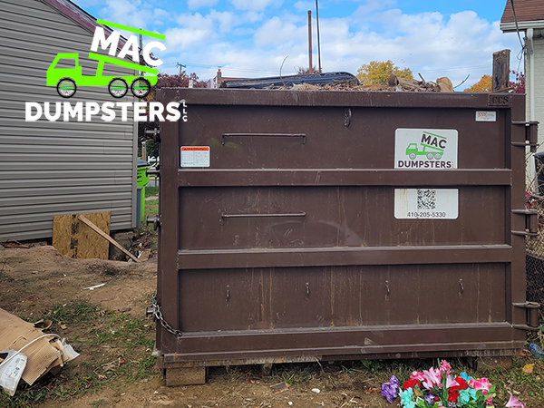 Commercial Dumpster Rental in Bel Air County Preferred by Residents