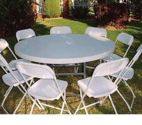 TENT-TABLES -CHAIRS