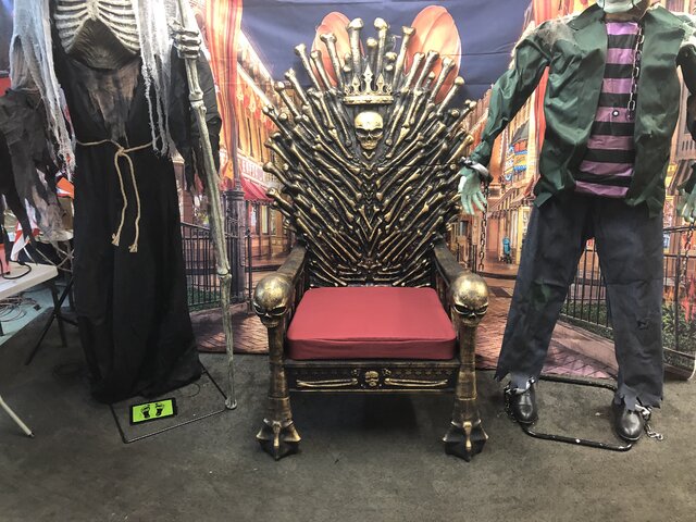 Halloween throne