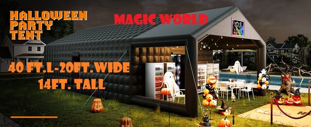 1 HALLOWEEN INFLATABLE  NIGHT CLUB