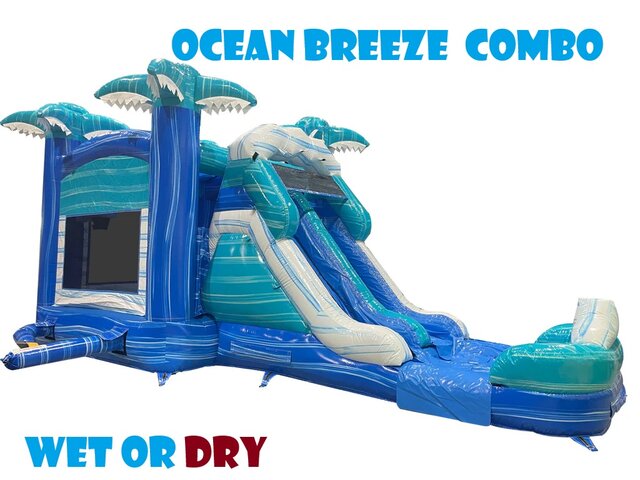 OCEAN BREEZE COMBO WITH DOUBLE WATER SLIDE SLIDE