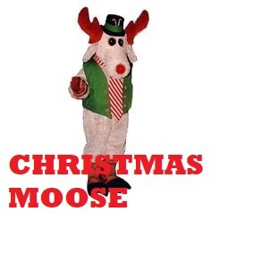 Christmas Moose