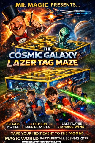 COSMIC GALAXY LAZER TAG MAZE
