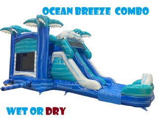 OCEAN BREEZE COMBO WITH DOUBLE WATER SLIDE SLIDE