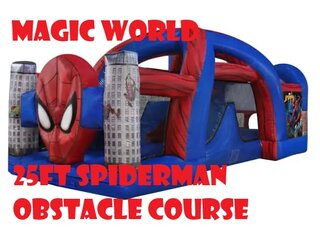 SPIDERMAN 25FT OBSTACLE COURSE
