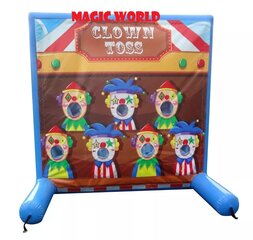 Clown toss game