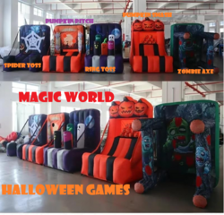  2-HALLOWEEN 5 AND 1 CARNIVAL GAMES