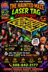 1 HAUNTED LAZER TAG MAZE