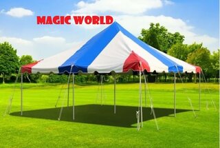 RED, WHITE BLUE 20X20 TENT