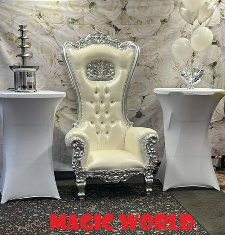 WHITE AND SILVER THRONE