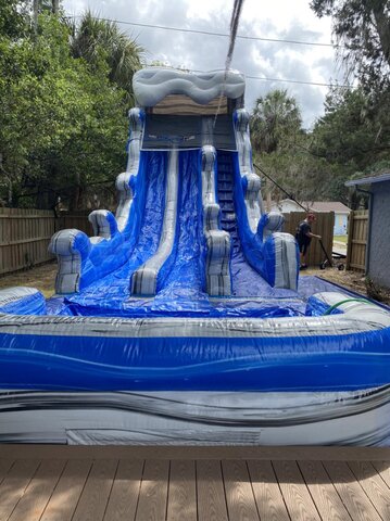 Big Wave Dual Water Slide 