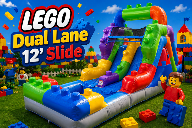 LEGO Dual-Lane 12' Slide