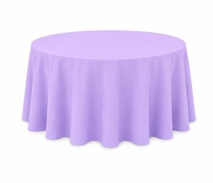 60in Lavender Round Table Linens