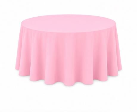 60in Pink Round Table Linens